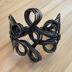 BRONZE WIRE CUFF BRACELET